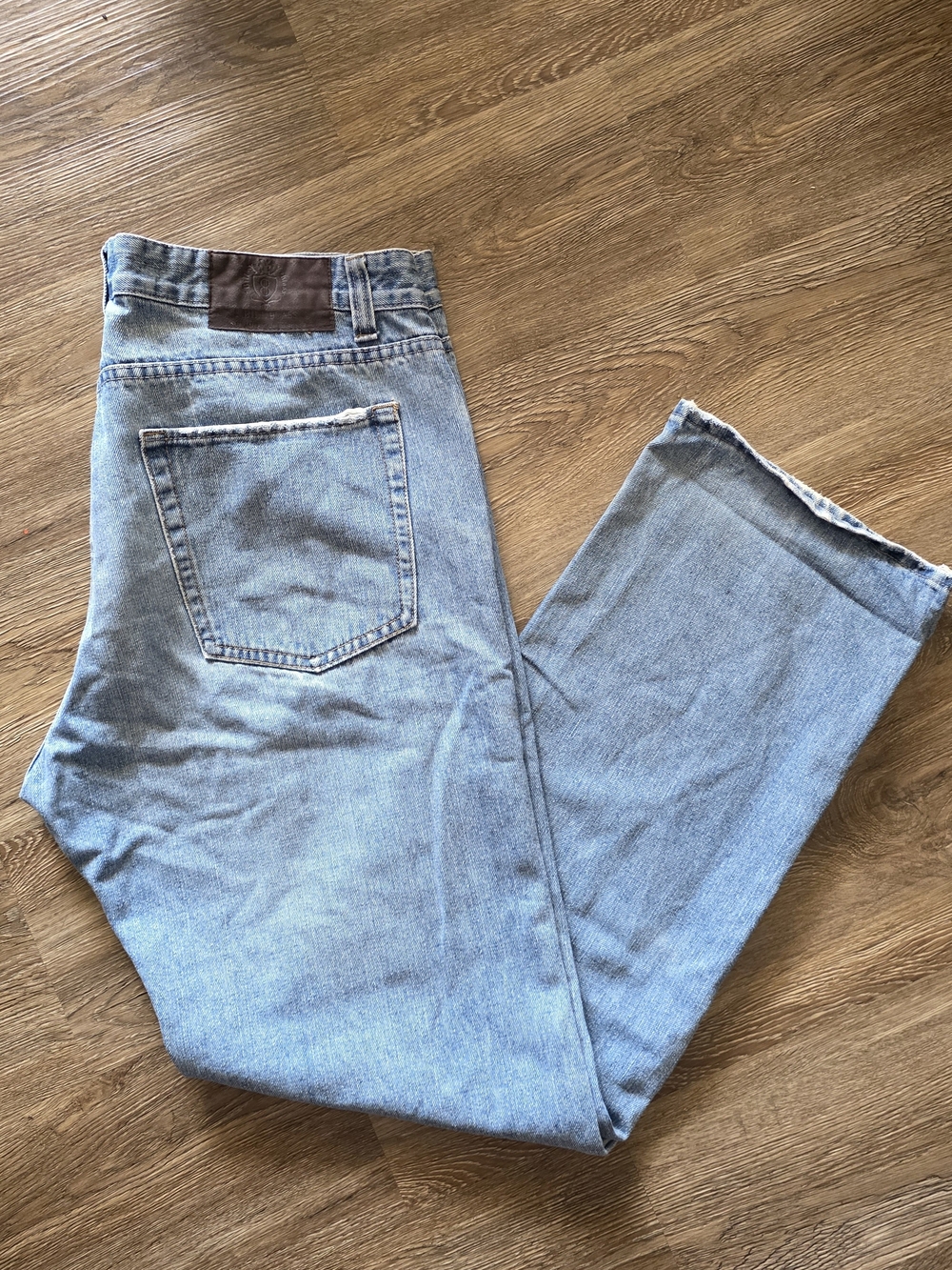 bill blass Men's Light Blue Straight Jeans